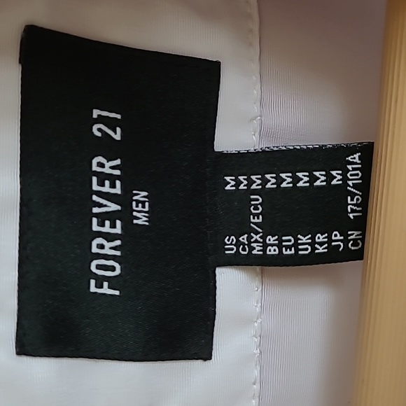 FOREVER 21 Windbreaker Jacket MEN'S SIZE M Vintage 90's Look - Picture 3 of 3